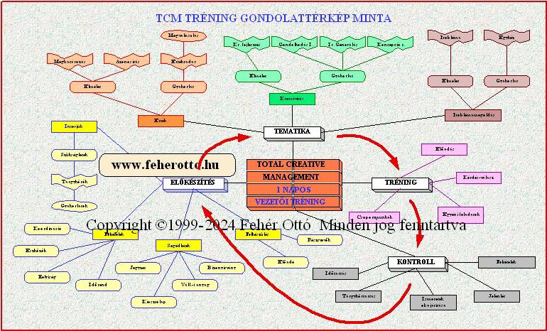 TCM elmetrkp gondolattrkp mind map